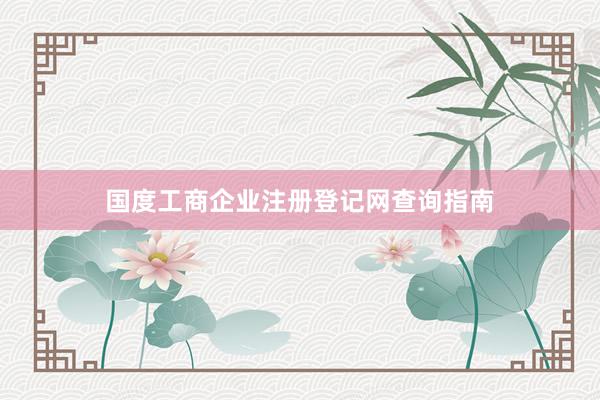 国度工商企业注册登记网查询指南